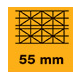 Polycarbonate 55 mm pergola