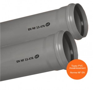 Tuyau PVC Rigide 200 Mm Diamètre Extérieur, épaisseur 3 Mm - Pour Drainage, Ventilation, Bricolage - Longueur Au Choix