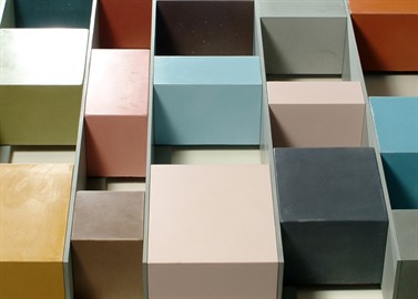 rendu béton colorants