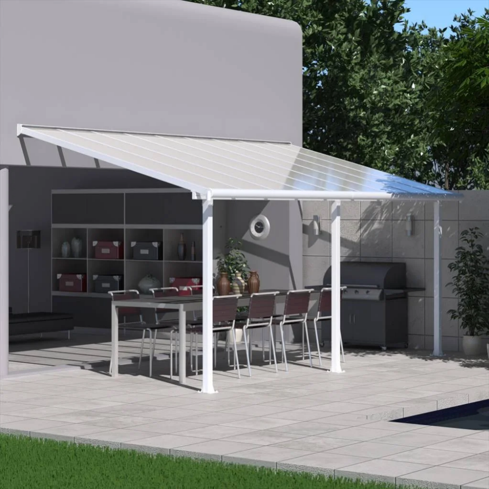 pergola aluminium blanche