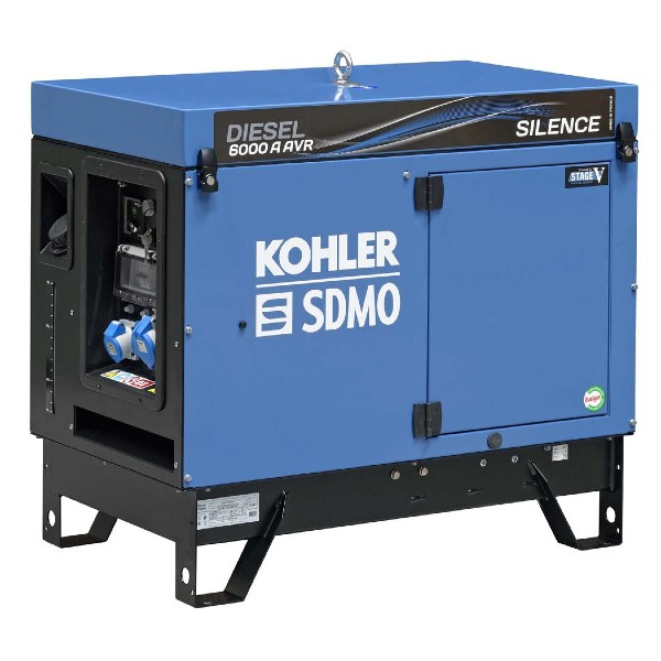 Groupe électrogène Diesel 6000 A Silence AVR C5 Kohler SDMO www.materiauxnet.com